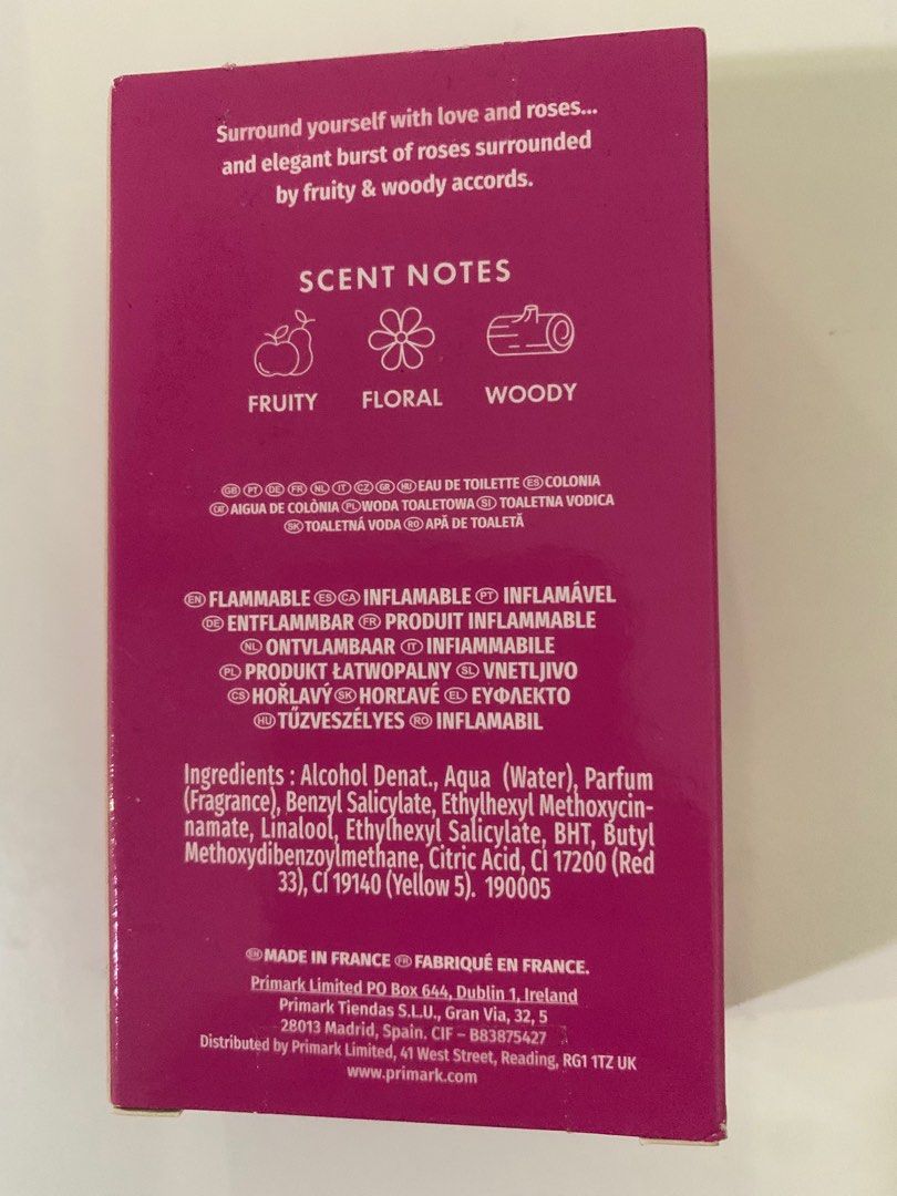 Primark Perfume Powder Blush Fragrance Gift, Beauty & Personal Care