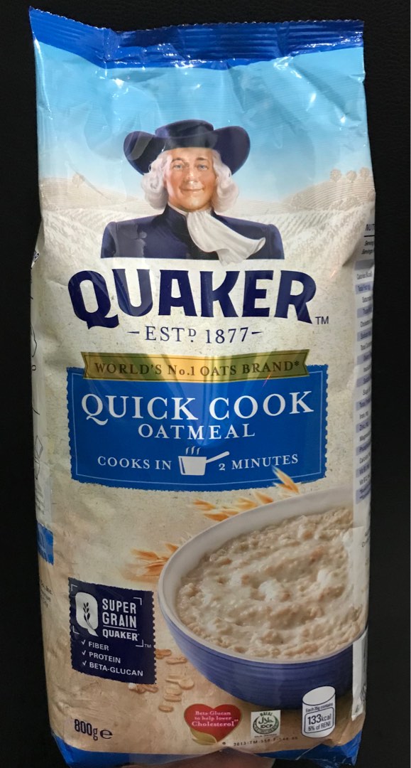 Quaker Oats Quick Cook Oatmeal 800g, Food & Drinks, Packaged & Instant