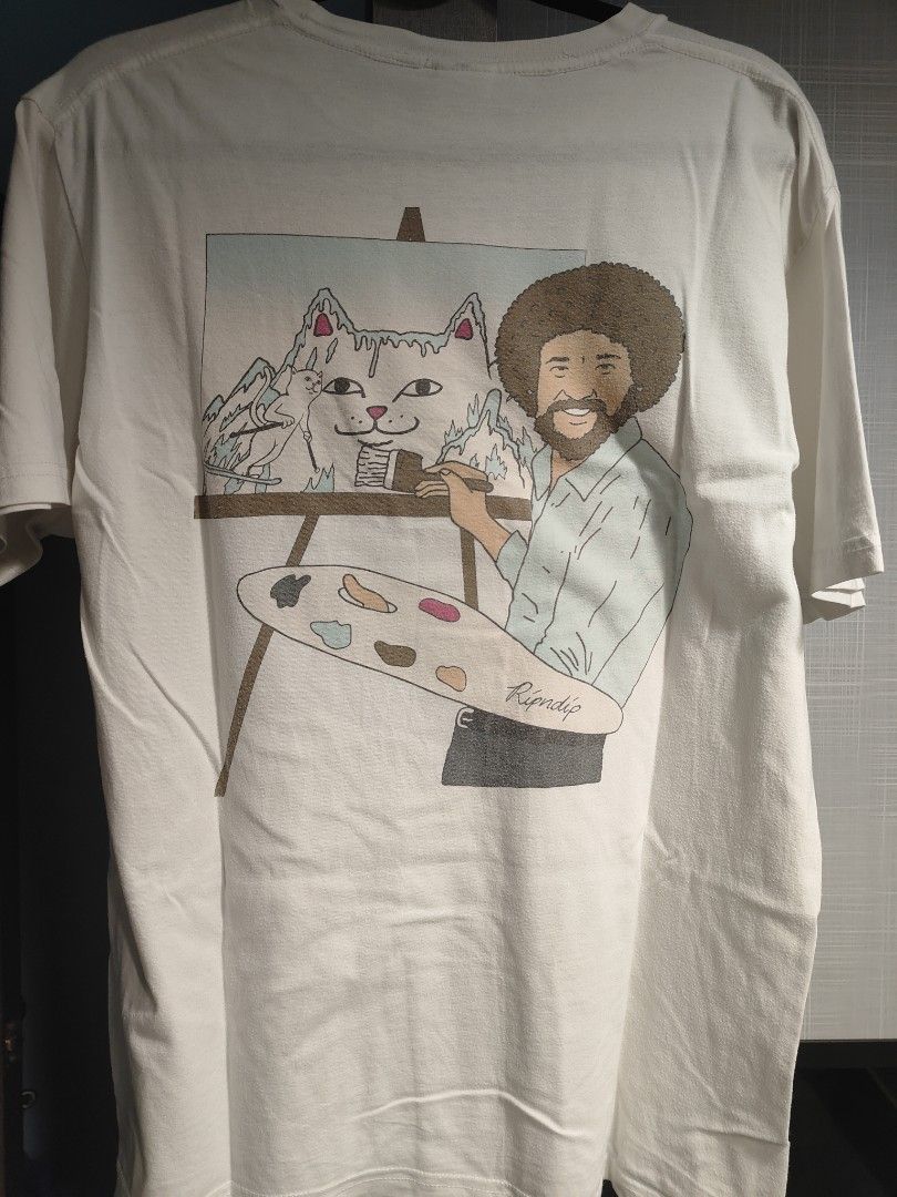 NEGOTIABLE Rip N Dip Bob Ross Graphic Tee