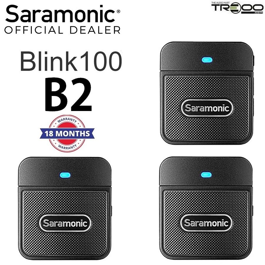 [Official]($8 Cashback!) Saramonic Blink100 B2 Dual-Channel Wireless Microphone System63222269774337111