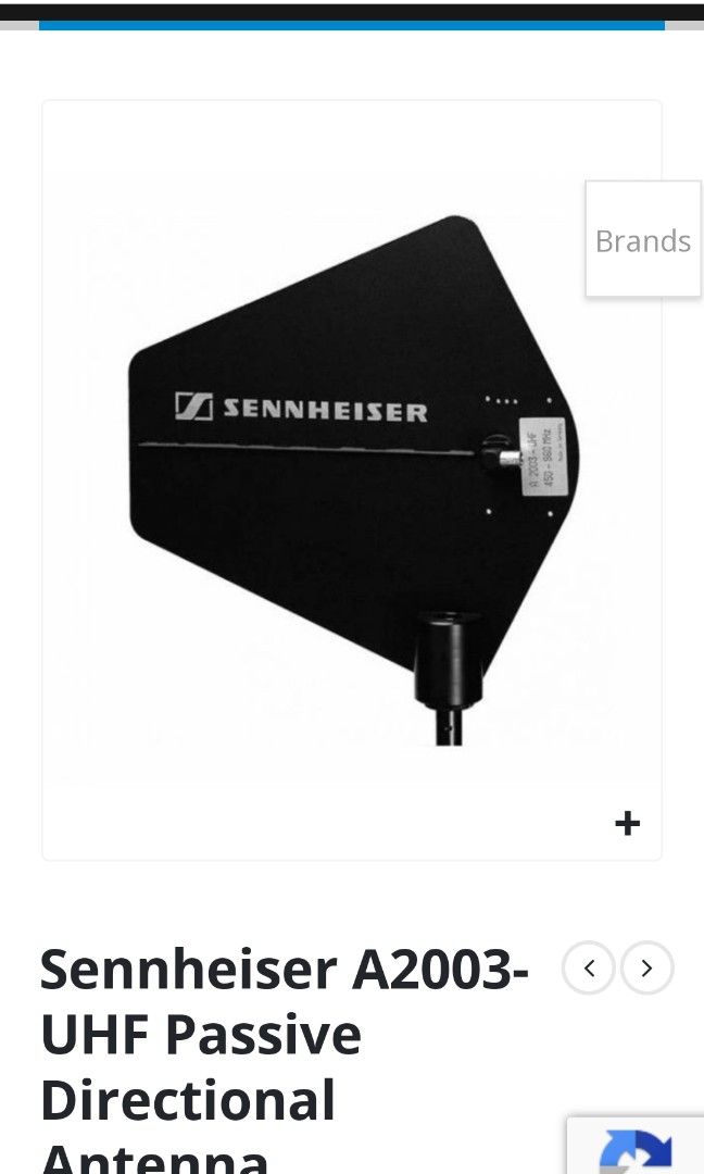 Sennheiser a2003 top