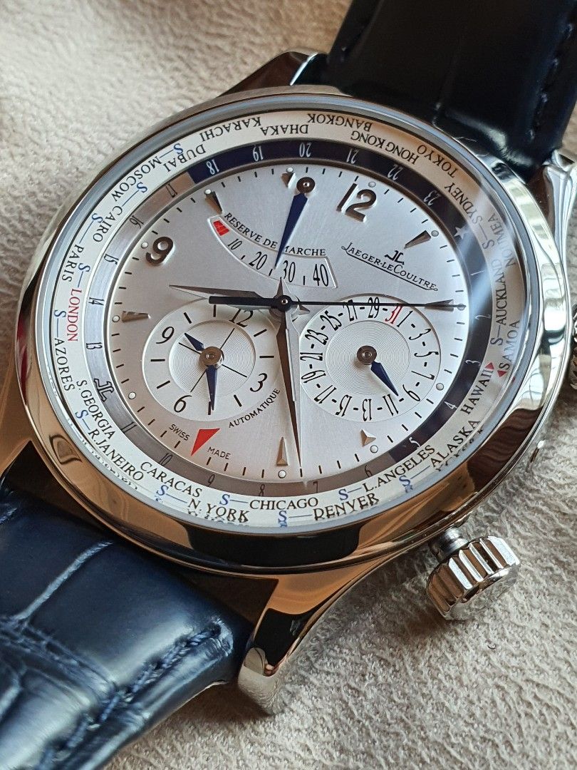 SERVICED Jaeger LeCoultre Master World Geographic JLC 41.5mm Luxury Watches on Carousell
