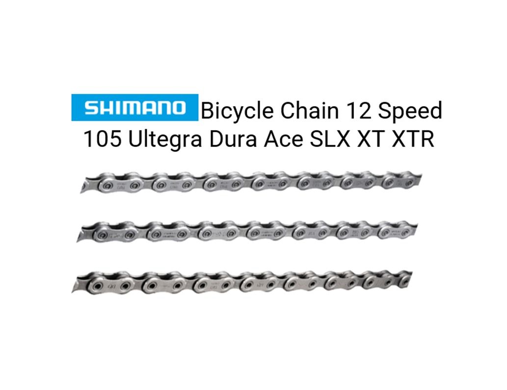 SHIMANO Bicycle Chain for 12 Speed 105 Ultegra Dura Ace SLX XT XTR