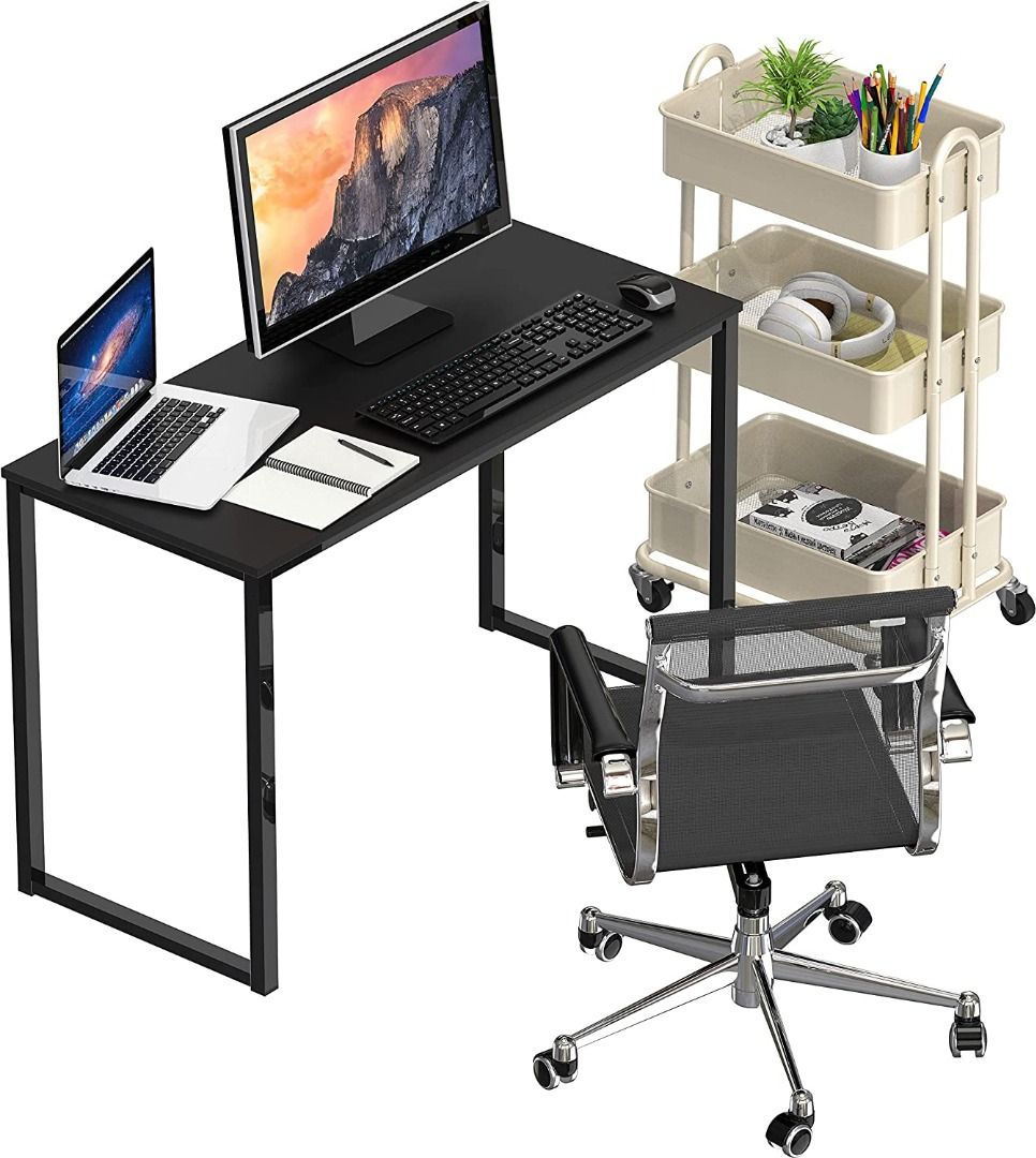  SHW 32-Inch Height Adjustable Standing Desk Converter