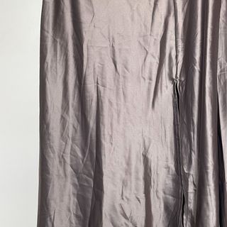 silver grey long skirt — NEW no tag