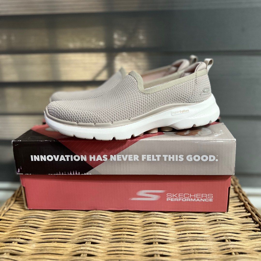 Skechers go deals walk tan