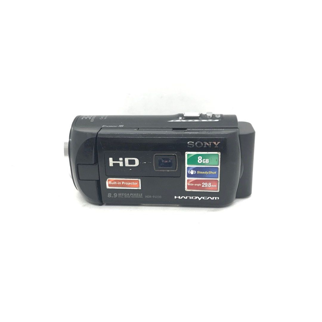 Sony Handycam HDRPJ230 with projector, Photography, Video Cameras on