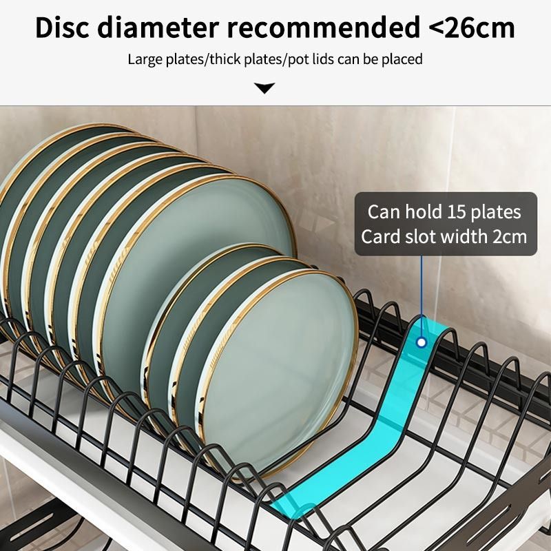 stainless steel dish rack kitchen rack wall mounted rak pinggan rak