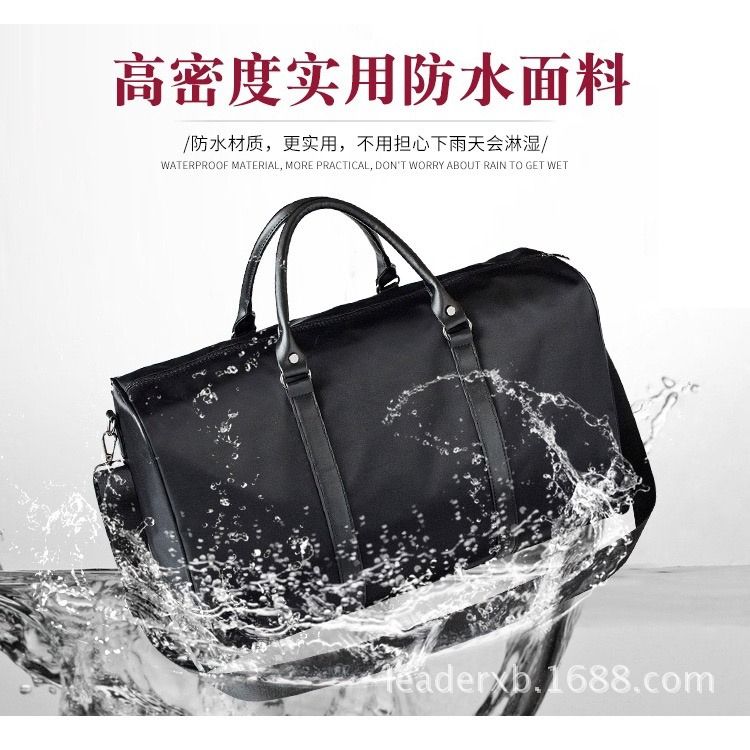 Stylish Duffel Bag With Shoe Compartment Weekender Bag Travel Bag