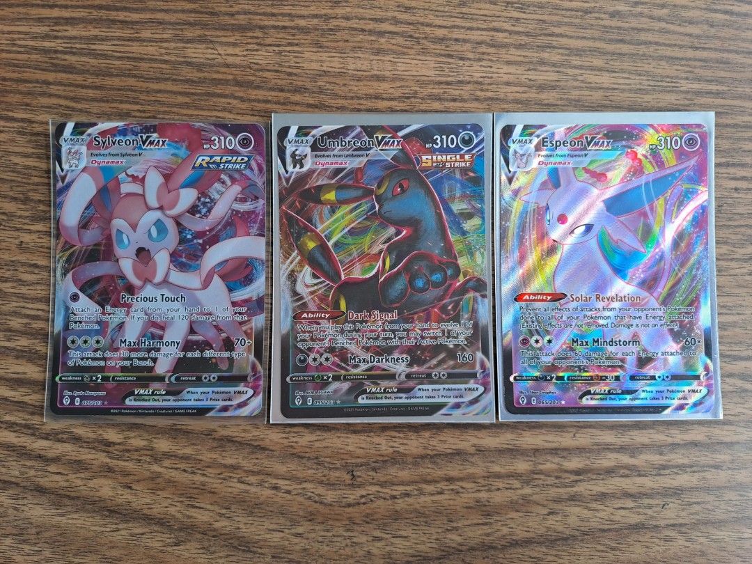 Sylveon Umbreon Espeon Vmax Evolving Skies Pokemon Cards Hobbies sylveon-umbreon-espeon-vmax-evolving-skies-pokemon-cards-hobbies