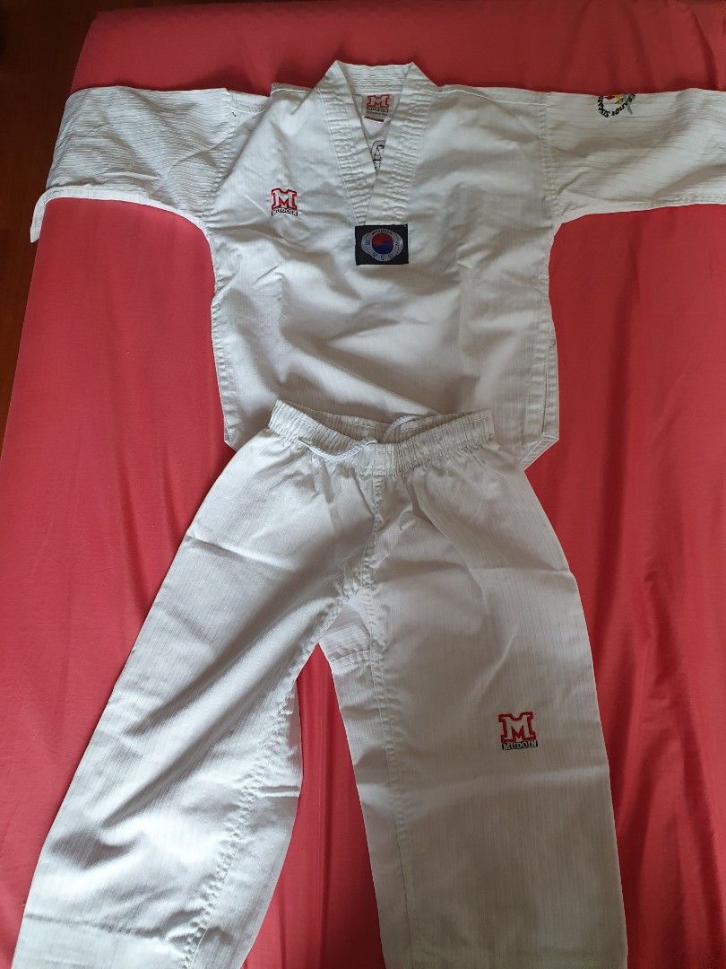 Tae Kwon Do Uniform White Belt, Sports Equipment, Other Sports Equipment and Supplies on Carousell
