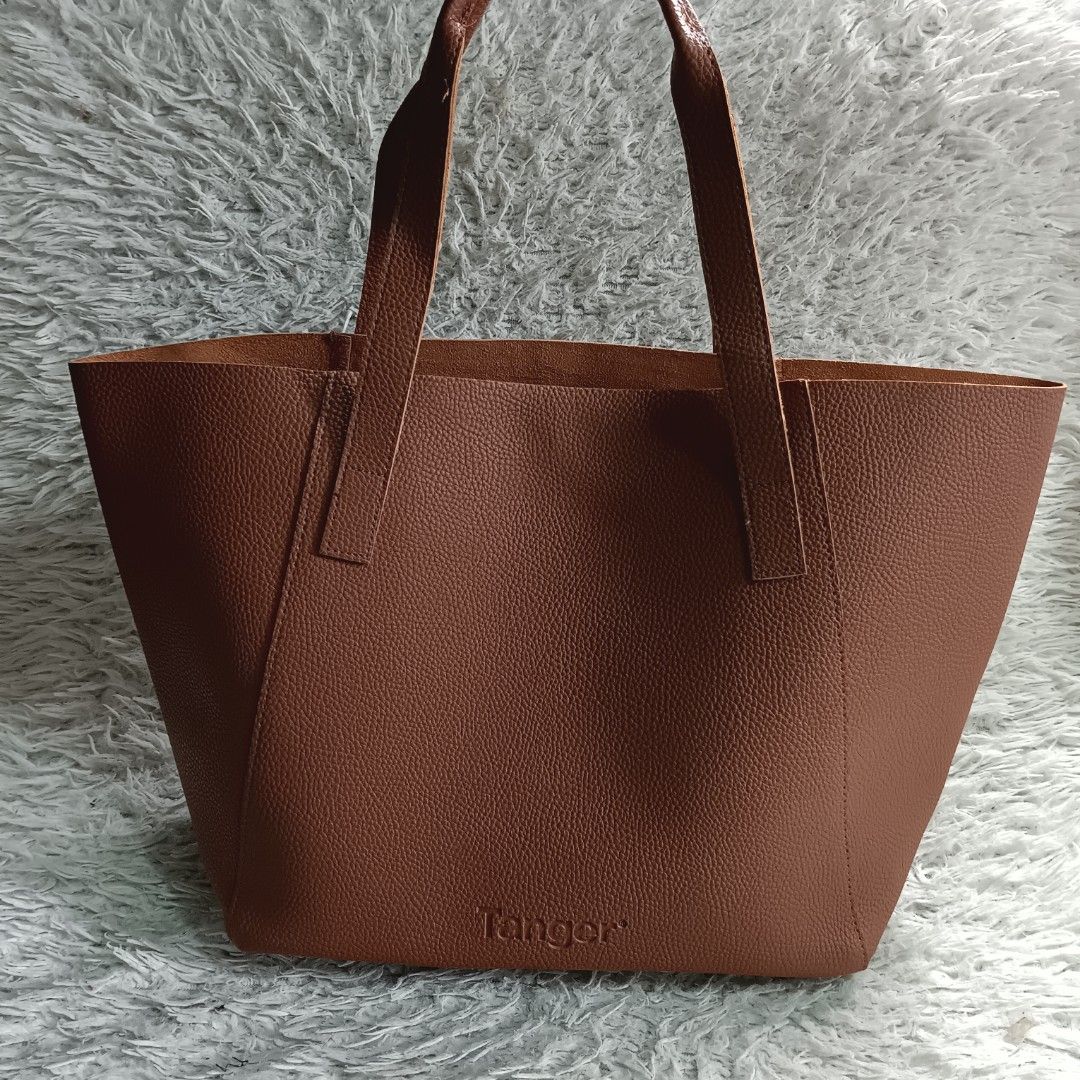 Tanger Brown Tote Bag Women s Fashion Bags Wallets Tote Bags