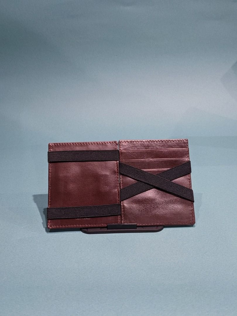 Tanwood Pure Leather Reversible Magnetic Card Wallet -RFID, Men's ...