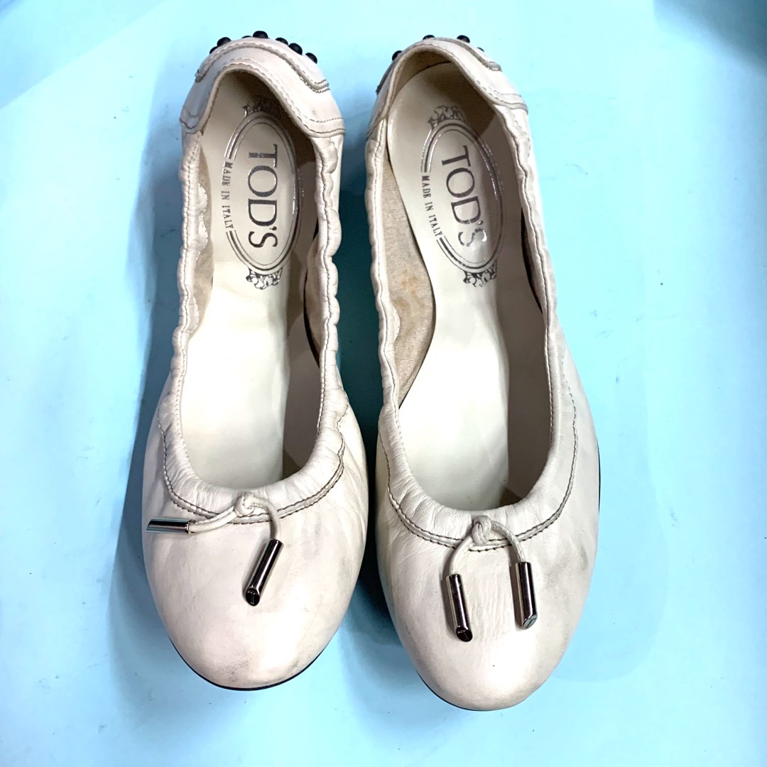 Tods ballerina shoes discount