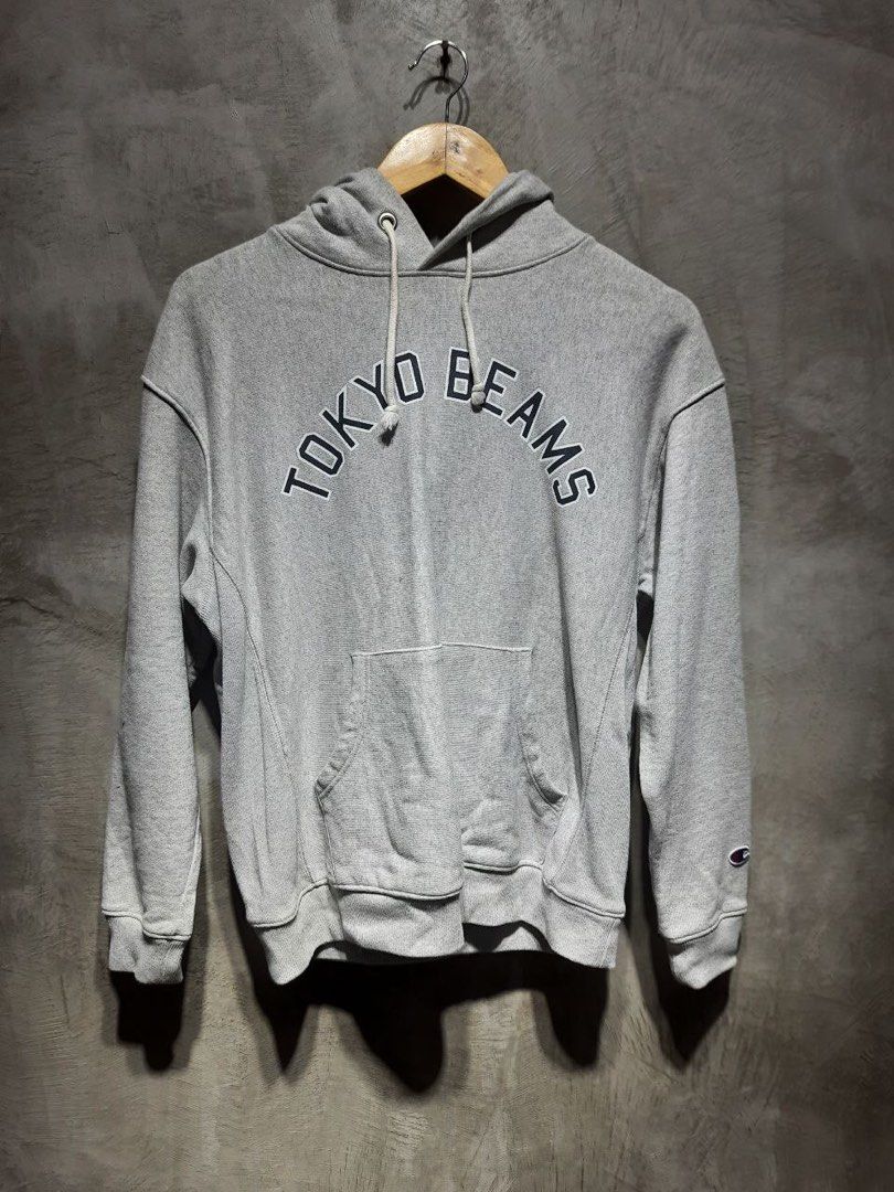 Tokyo beams x champion hoodie, Men's Fashion, Coats, Jackets and Outerwear  on Carousell