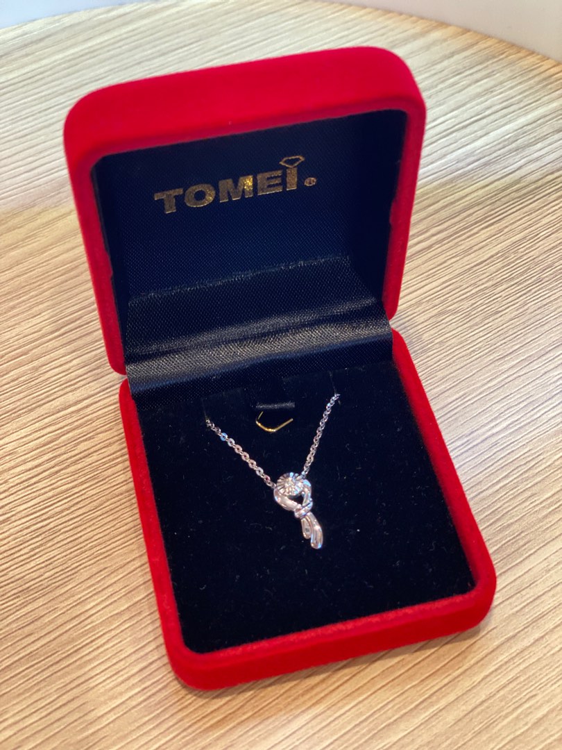 Tomei white hotsell gold necklace