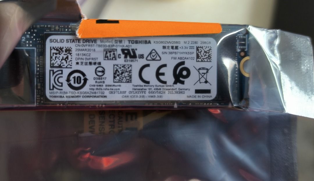 Toshiba ksg60zmv256g sales
