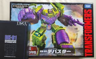 Transformers UW-04 Devastator with DNA DK-01 upgrade kit TakaraTomy Unite Warrior Constructicons Hasbro Combiner Wars CW