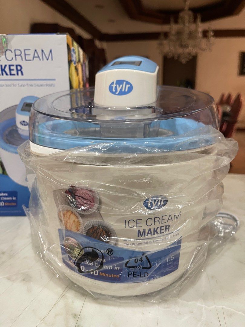 Tylr Ice Cream Maker 1.5L *new*, TV & Home Appliances, Kitchen