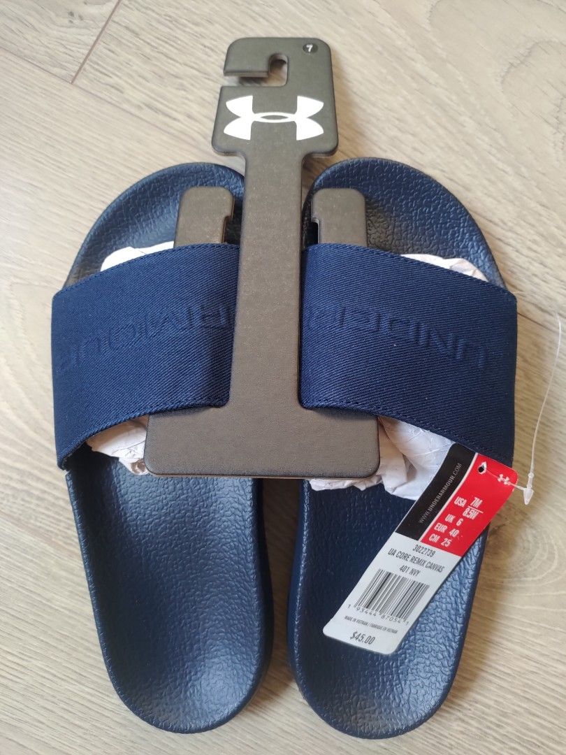 Unisex ua core remix canvas slides deals