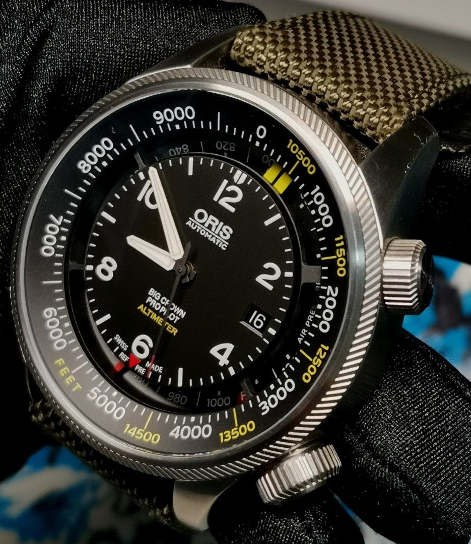 Used oris top big crown