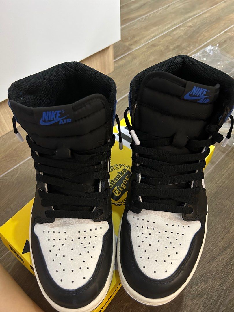 Jordan 1 game royal fragment custom sales