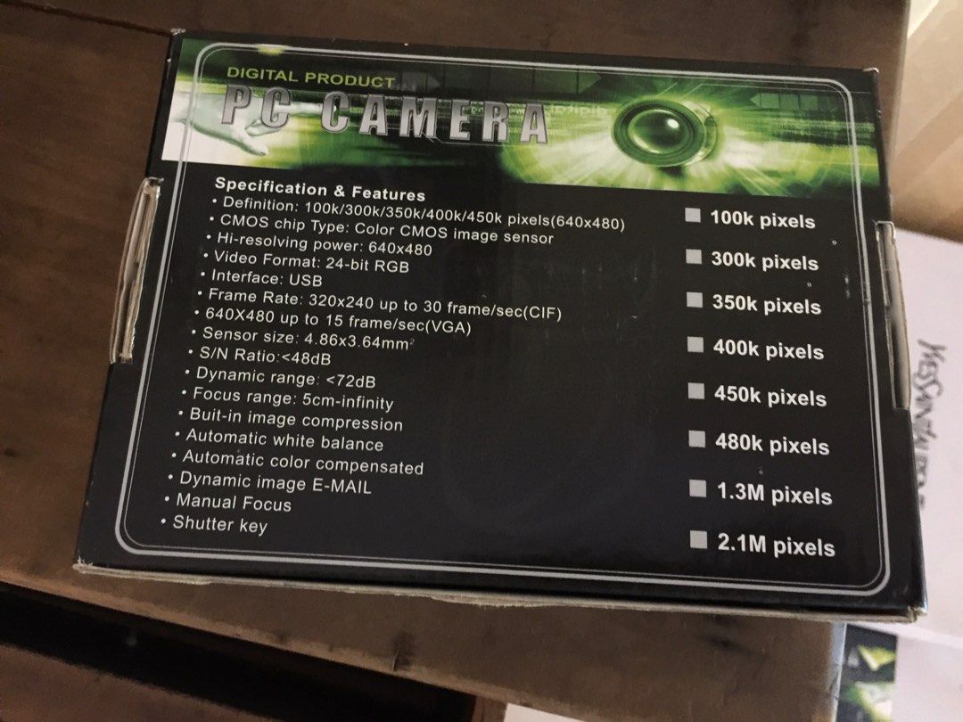 USB web Camera (Category: Webcams) located in Kuala Lumpur. Submitted by eeshinee (Listing ID 1219787152, Image 3). Description: Digital web camera brand new .