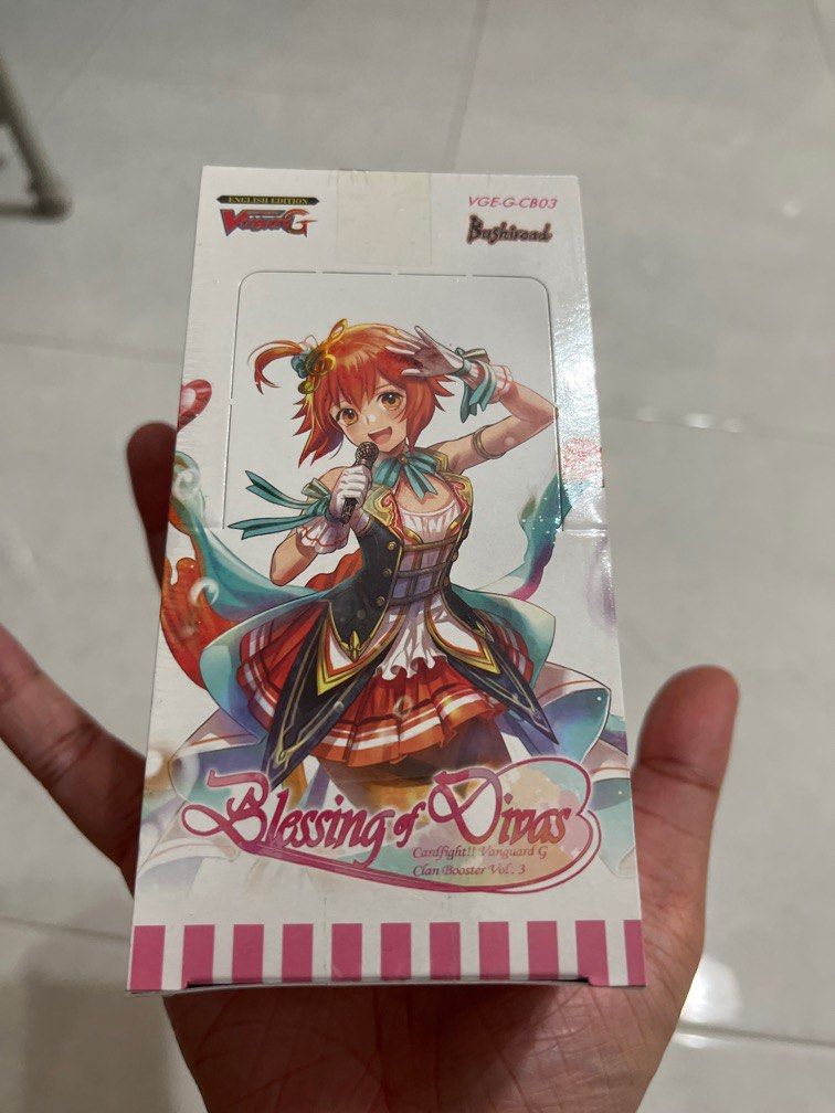 Vanguard blessing of divas sealed booster box VGE-G-CB03, Hobbies & Toys, Toys & Games on Carousell Vanguard blessing of divas sealed booster box VGE-G-CB03, Hobbies & Toys, Toys & Games on Carousell