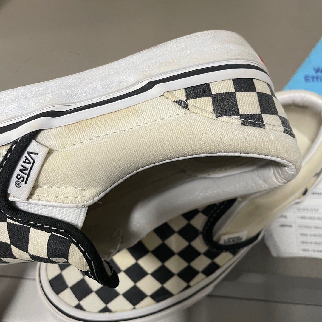 Vans Kids Checkerboard Classic Slip On, Babies u0026 Kids, Babies u0026 Kids  Fashion on Carousell