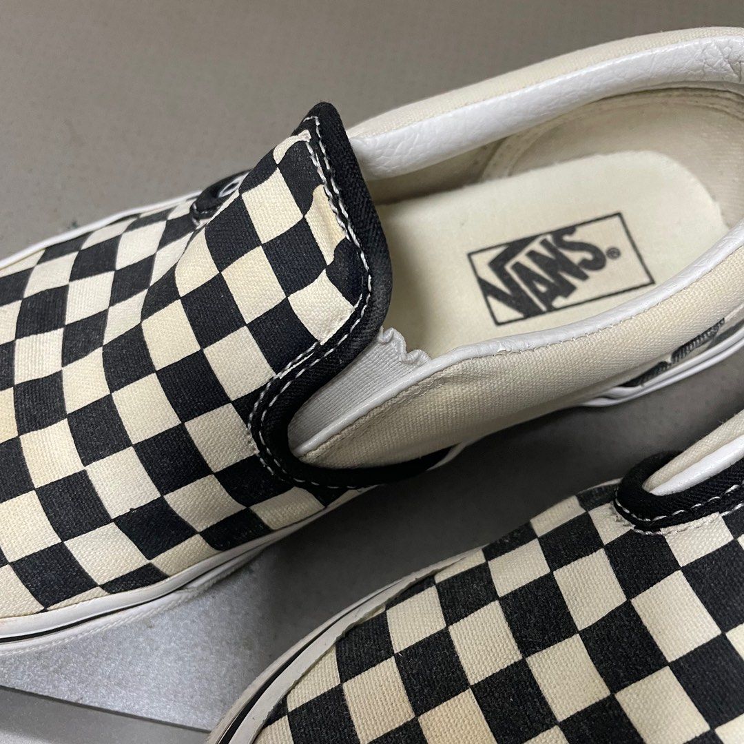 Vans Kids Checkerboard Classic Slip On, Babies u0026 Kids, Babies u0026 Kids  Fashion on Carousell