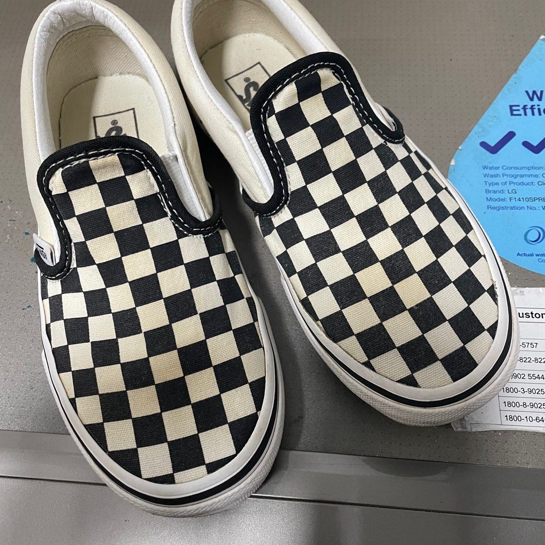 Checked clearance vans kids