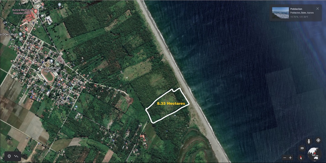 Vast Beachfront Lot in Baler, Aurora, Property, For Sale, Lot on Carousell