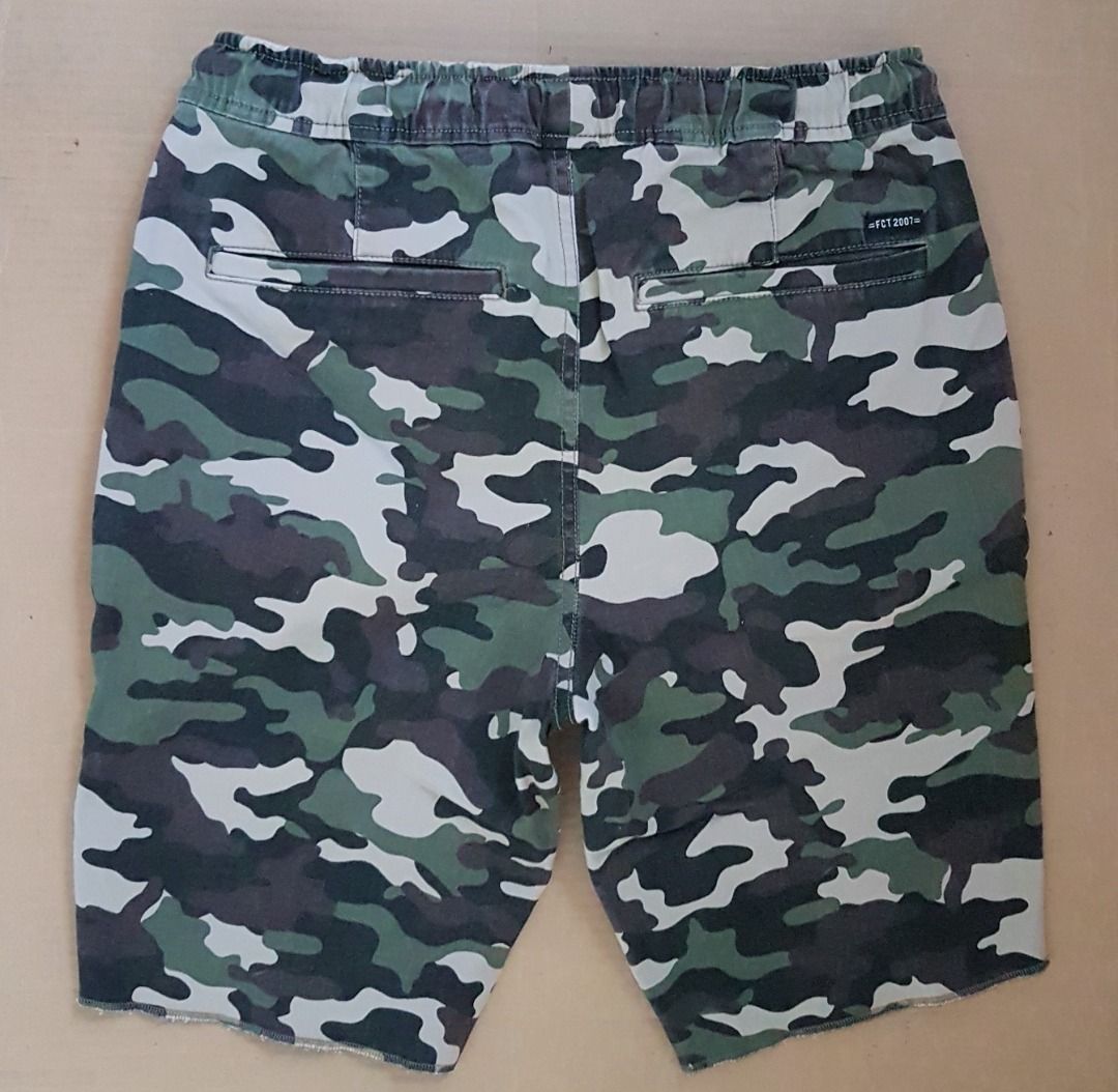 Mens designer outlet camo shorts