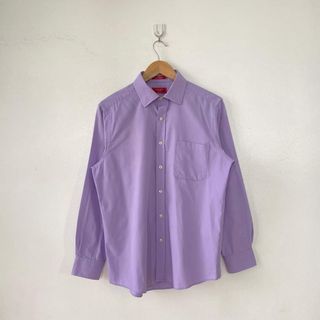 Vintage CHAPS LS button down polo (lavender/purple)