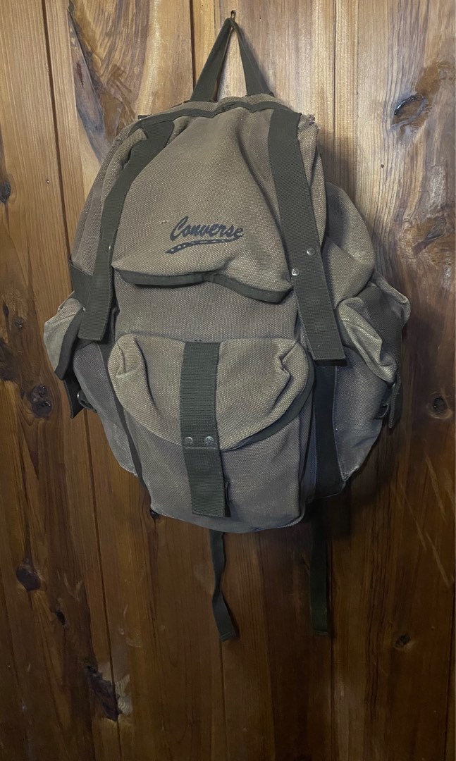 Vintage Converse Canvas Bagpack, Men's Fashion, Bags, Backpacks on ...