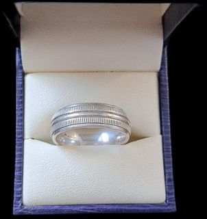 Vintage Men's stamped wedding band