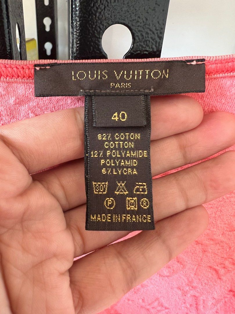 Vintage Rare Louis Vuitton Pink Monogram Velour Jacket, Luxury, Apparel on  Carousell
