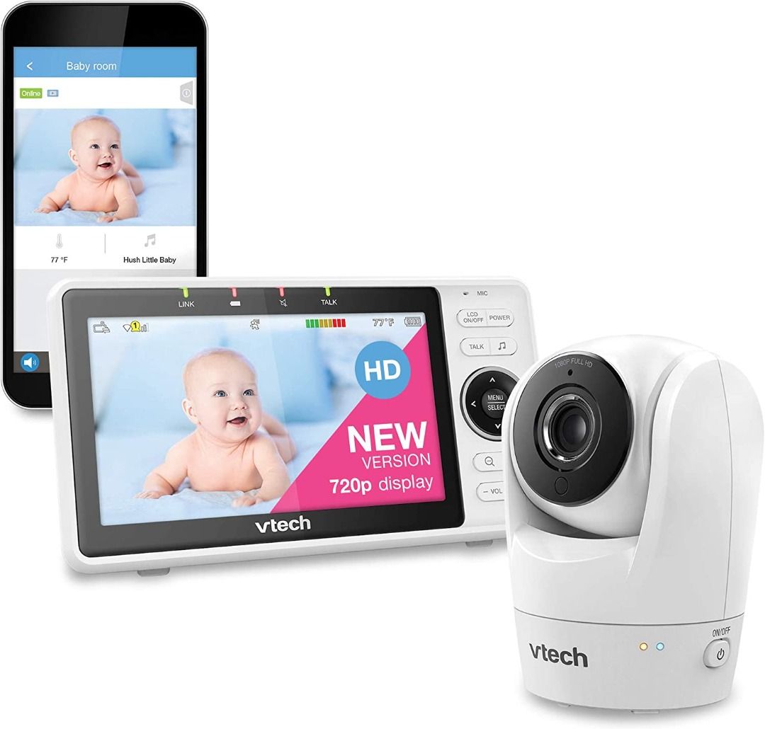 Baby monitor with screen and wifi app hotsell