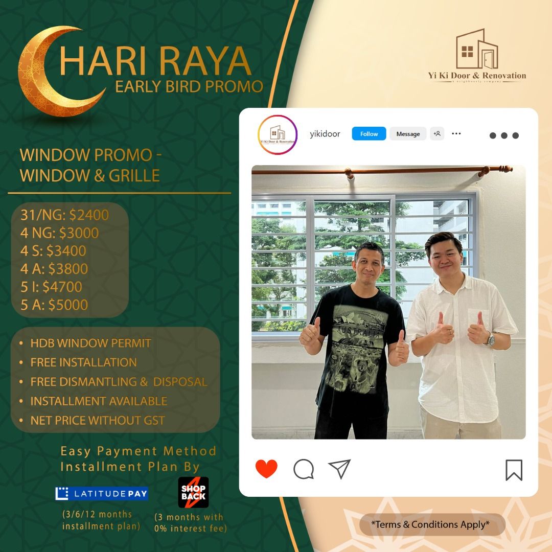 Windows & Window Grille Promotion, Home Services, Renovations ...