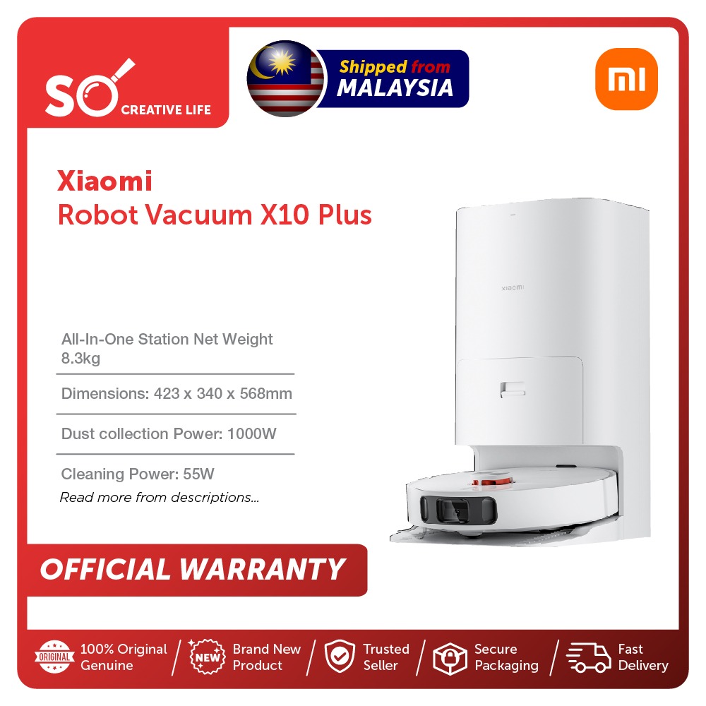 XIAOMI ROBOT VACUUM X10 PLUS Vacuum Cleaner Perak, Malaysia, Ipoh Supplier,  Suppliers, Supply, Supplies