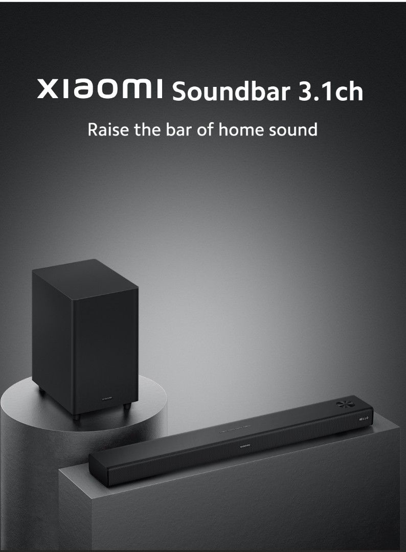 New Model of Xiaomi Soundbar 3.1 Brand New (March 2023), Audio