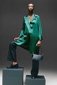 Zara Long Satin Blouse