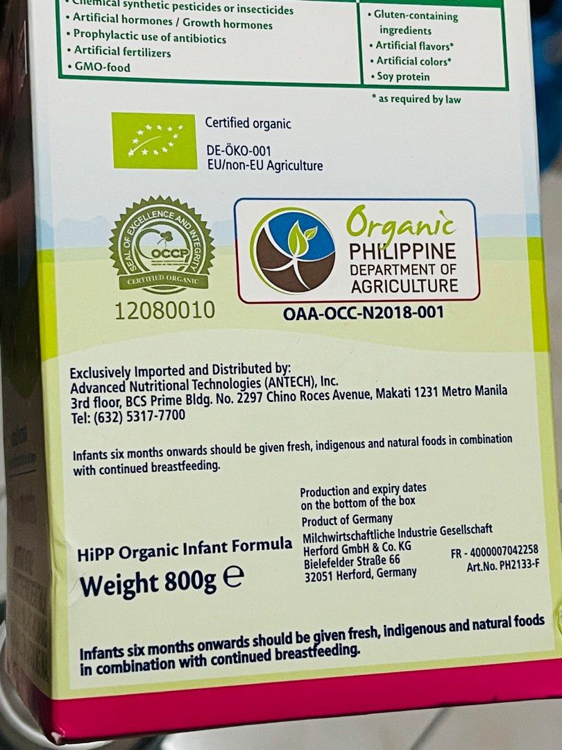 Hipp organic milk price mercury drug 2025