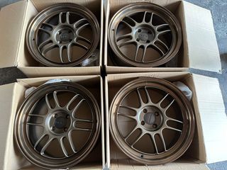 17” Rota TFS3 Bronze mags 4Holes pcd 100 Bnew