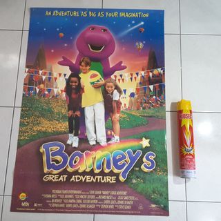 1998 BARNEY'S GREAT ADVENTURE Poster Original Movie Limited Edition