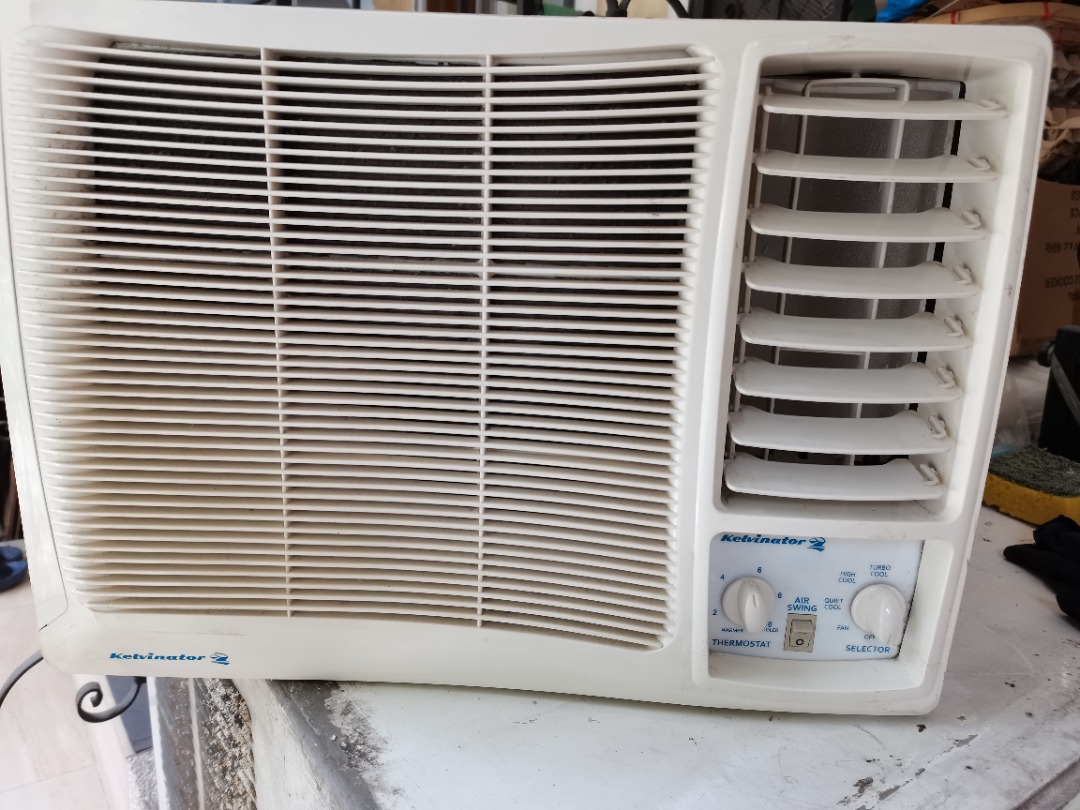 1 Hp Kelvinator Window Type Non Inverter Aircon, TV & Home Appliances