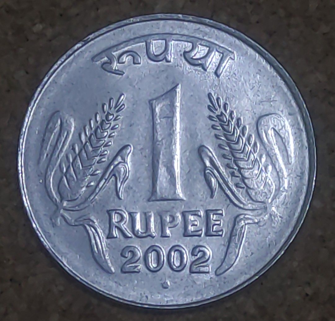 2002 1 Rupee - India, Hobbies & Toys, Memorabilia & Collectibles ...
