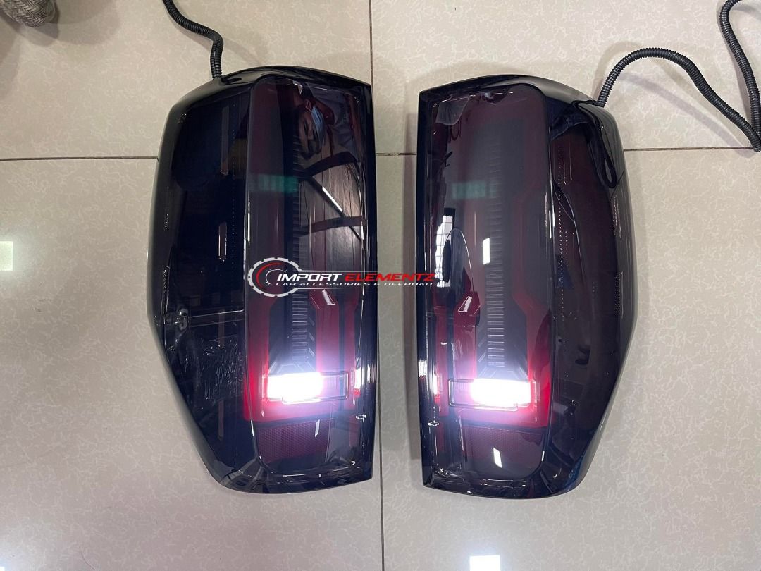 2012 to 2022 Ford Ranger Hummer EV Style Led Tail Light (smoked), on ...
