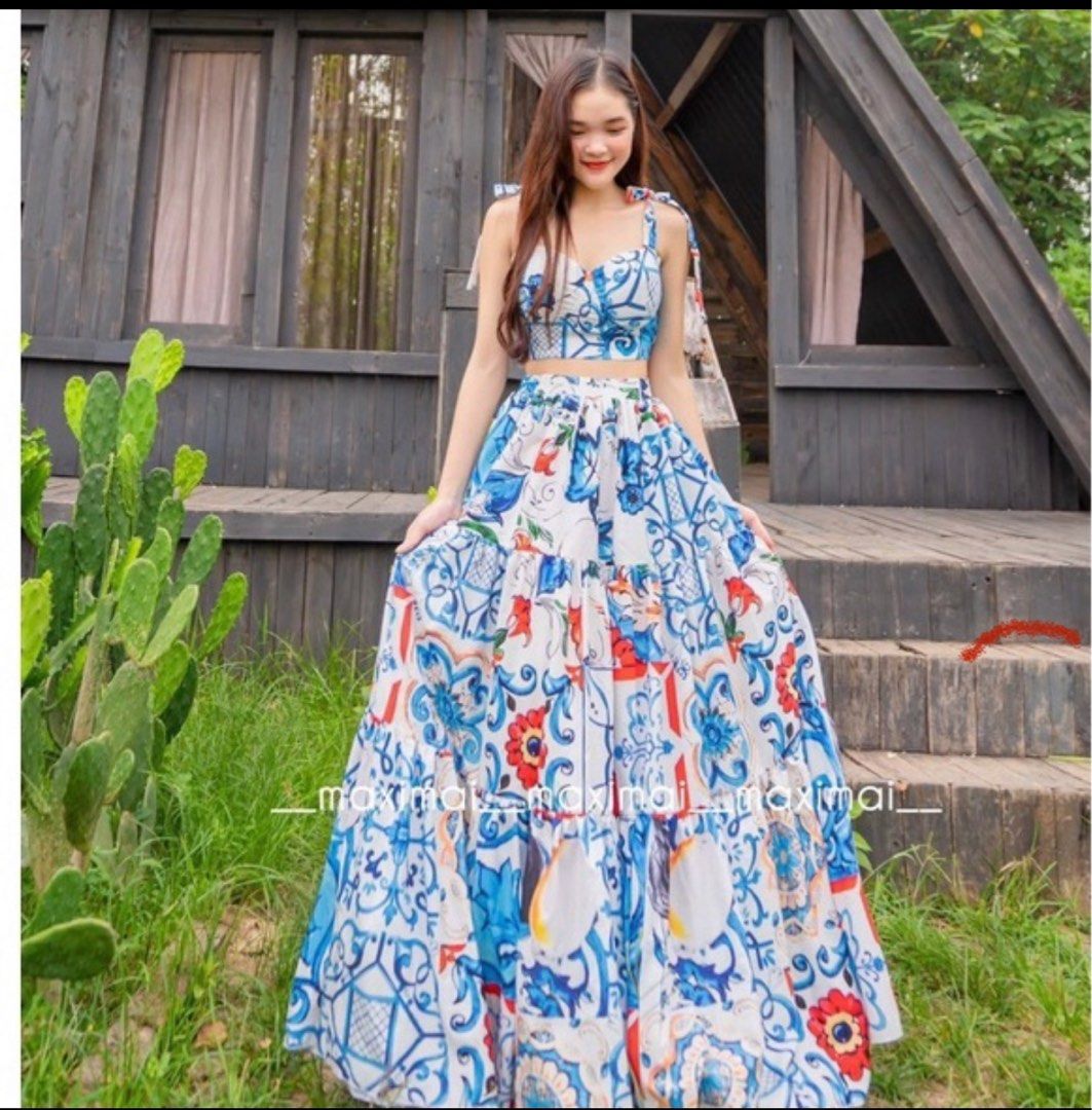 2 pc maxi dress on sale