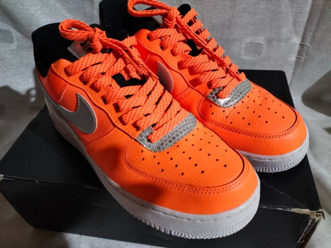 Nike Air Force 1 Low 3M Total Orange LV8 Mens Size 12 CT2299-800 VNDS